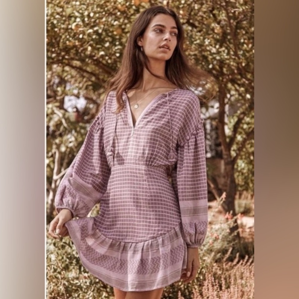 SAYLOR BOHO MINI DRESS SZ SMALL